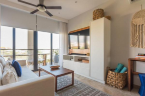 1BR in top location, 300MB Wifi, Condo IPANA Brand new, 3 rooftop pools, gym and rooftop bar with ocean view